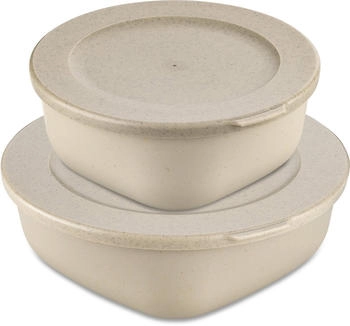 Koziol Connect Vorratsdosen-Set Kopenhagen, 0.7 l ,1.3 l, nature desert sand (2er-Set) Koziol Connect Vorratsdosen-Set Kopenhagen, 0.7 l ,1.3 l, nature desert sand (2er-Set)