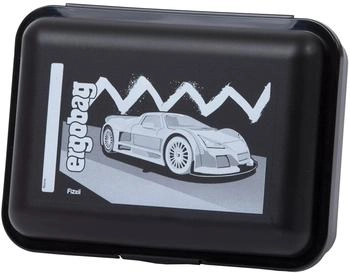 ergobag Brotdose 18 cm Rennauto Schwarz