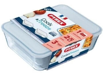 Pyrex 912S951/7646 Satz mit 1,5 l + 2,6 l 2 Stück