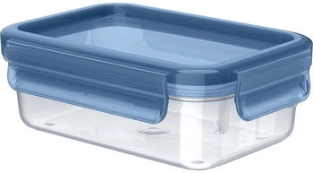 Emsa Clip & Close Eco Polyprophylen (PP) blau rechteckig 0,55 Liter 2-tlg