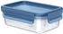 Emsa Clip & Close Eco Polyprophylen (PP) blau rechteckig 0,55 Liter 2-tlg