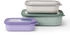 Mepal Cirqula Promotion-Set rechteckig flach 3-teilig