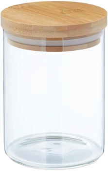 Relaxdays 4x Vorratsglas Vorratsbehälter Transparent