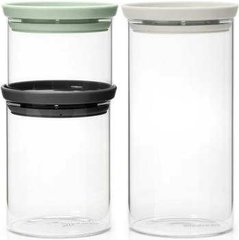 Brabantia Dosen-Set Vorratsbehälter Transparent