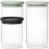 Brabantia Dosen-Set Vorratsbehälter Transparent