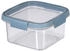 Curver 4er Set Lebensmittelbehälter 0,9L+1L+1,1L+1,2L Transparent Blaugrau Vorratsbehälter Transparent