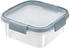 Curver 4er Set Lebensmittelbehälter 0,9L+1L+1,1L+1,2L Transparent Blaugrau Vorratsbehälter Transparent