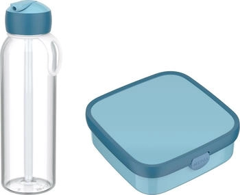 Mepal Lunchbox Campus (2025) Lunchset XL 2er Set, Kunststoff, (2-tlg), Spülmaschinengeeignet, Cool Blue