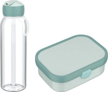 Mepal Lunchbox Campus Lunchset 2er Set, Kunststoff, (2-tlg), Spülmaschinengeeignet, Cool Mint