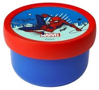 Mepal Lunchbox Campus, Spiderman, Kunststoff, Fruchtbox mit Gabel, 300 ml