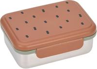 L&Auml;SSIG Lunchbox "Happy Prints, Caramel"