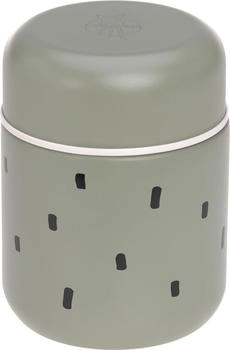 Lässig Thermobehälter Happy Prints, Light Olive, Edelstahl, (1-tlg)