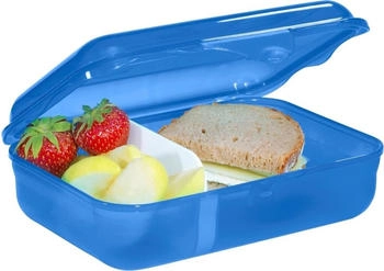 Step by Step 213270 Lunchbox "Hero Tom", Blau