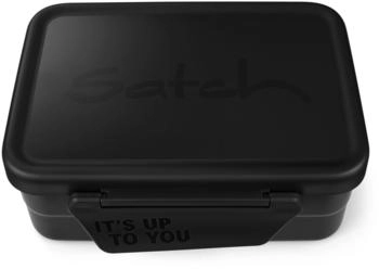 Satch 01400-80001-10 Edelstahl Brotdose Black, schwarz