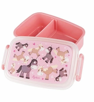 Sigikid 25324 Mini Brotdose Pony, klein, Trennwand innen