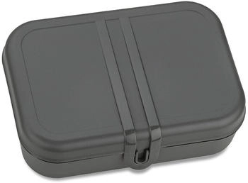 Koziol Pascal L Lunchbox mit Trennsteg, nature ash grau