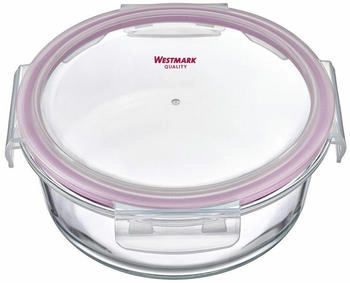 Westmark Vorratsdose Glas-Frischhaltedose 950 ml rund Borosilikatglas PP Silikon