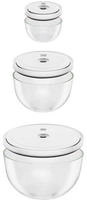 Zwilling Aufbewahrungssystem "Fresh & Save BOWLS" Vakuumsch&uuml;ssel Set S/M/L /...
