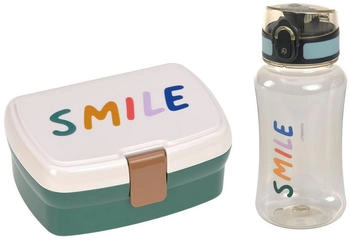 Lässig Lunch Set Little Gang Smile milky/ocean