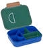 Lässig Bento-Lunchbox Little Gang Rainbow green Gr, Maße: 21 x 17 x 5 cm