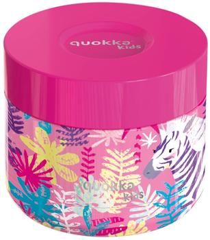 Quokka WHIM ZEBRAS | THERMOBEHÄLTER AUS EDELSTAHL FÜR ESSEN 369 ML
