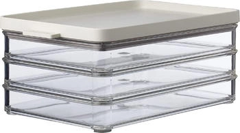 Mepal Omnia Aufschnittbeh&auml;lter, 3-lagig, Nordic White, 1650 ml