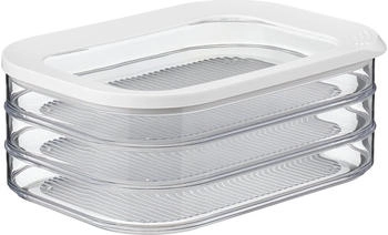 Mepal Modula Aufschnittbehälter Modula 3-lagig weiß 1650 ml