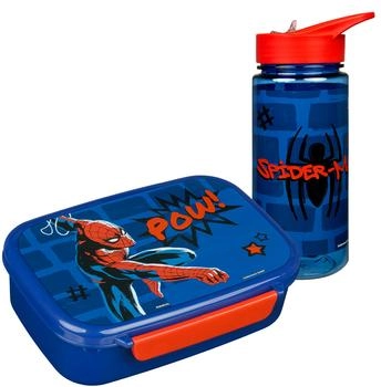 Scooli SPAN9864 Spider-Man Set Brotzeitdose & Trinkflasche
