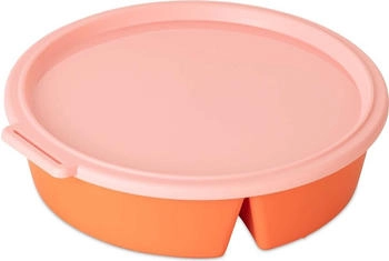 Koziol Nora Box Schale mit Deckel, 1,1l, strong coral/sweet pink