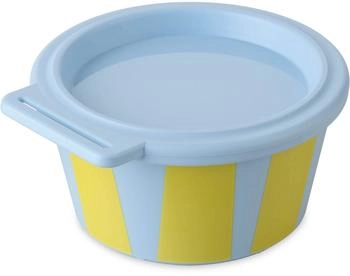 Koziol Nora Box Schale mit Deckel, 250ml, stripes sweet blue