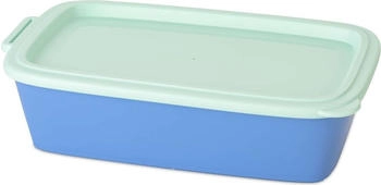 Koziol Nora Box Schale mit Deckel, 1,4l, strong blue/sweet green