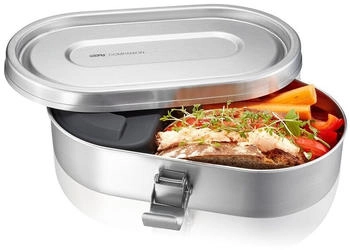 GEFU Companion Lunchbox 2-teilig schwarz/silber (12795)