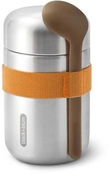 Black+Blum Food Flask Thermobeh&auml;lter 400 ml orange mit L&ouml;ffel (BAM-FFB-S003)