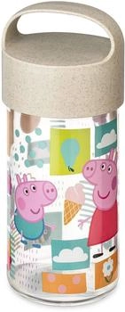 Koziol Buddy Snack- und Trinkflasche, 500ml, Peppa Pig