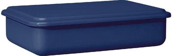 Riess aus Emaille in heidelbeerblau (23x15x5 cm)