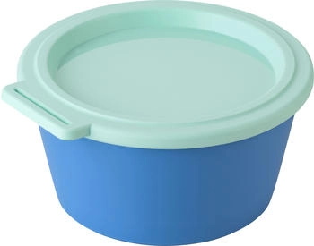 Koziol Nora Box Schale mit Deckel, 250ml, strong blue/sweet green