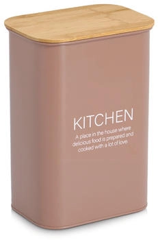 Zeller Vorratsdose Kitchen 3500 ml Metall Braun Mocca