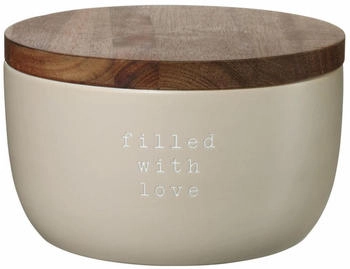 ASA ASA Dose filled with love hey in nude (Durchmesser 15 cm, Höhe 9 cm, Länge 15 cm, Breite 15 cm)