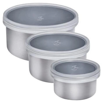Lurch Mini-Dosen EDS 3er Set mit Silikondeckel
