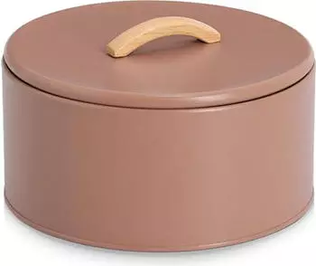 Zeller Vorratsdose &Oslash; 21,5 cm Metall Braun Mocca