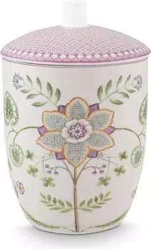 PiP Studio STUDIO Lily&Lotus Vorratsdose weiss/bunt 1,5l