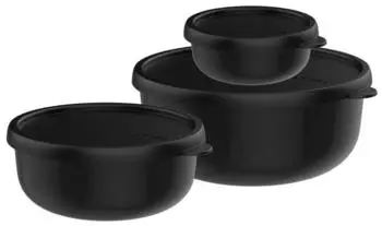Mepal Lumina set 3-teilig (250 + 750 + 1500 ml) - Nordic black