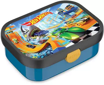Mepal Campus Brotdose mit Bento-Einsatz und Gabel Hot Wheels