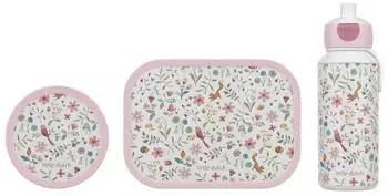Mepal Lunchset Campus (Trinkflasche Pop-Up + Brotdose + Fruchtbox) - Little Dutch Fairy Wonders