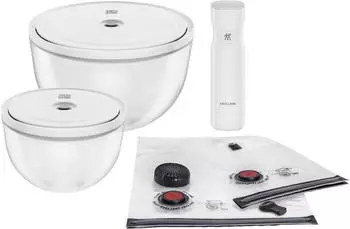 ZWILLING Fresh & Save Bowls Vakuum Starter Set Glas M/L 9-tlg. (1031014)