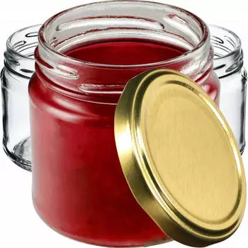 Kadax Einmachgläser mit Twist-Off Deckel 200ml Ø66mm (K5321)