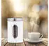 Relaxdays Vorratsdose mit Sichtfenster 1,4L Metall Weiß, 10er-Set (10036448_0)