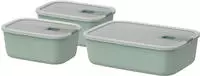 Mepal Frischhaltedose EasyClip, aus Kunststoff, 2x 0,7 & 1x 1,5 Liter, Nordic...