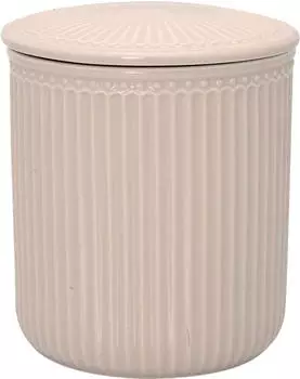 Greengate Alice Creamy Fudge Vorratsdose mit Deckel, Medium, Keramik (120.258-5304)