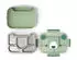 Monbento Wonder Bear Kinder-Lunchbox 950ml, Edelstahl, Grün (Wonder Green Bear)